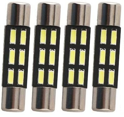 T6 28mm 6SMD 4014 Dome LED Light Panel (4 pcs)