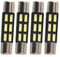 T6 28mm 6SMD 4014 Dome LED Light Panel (4 pcs)
