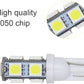 T10 W5W 9-SMD 5050 LED Interior Light Bulbs (2 pcs)