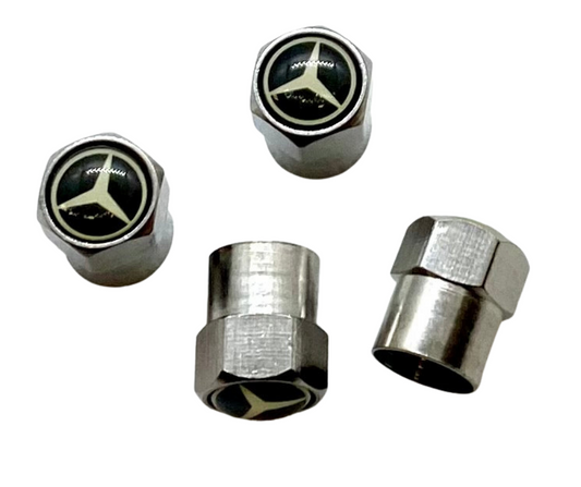 Tire Valve Caps, Various Car Brands (4pcs)