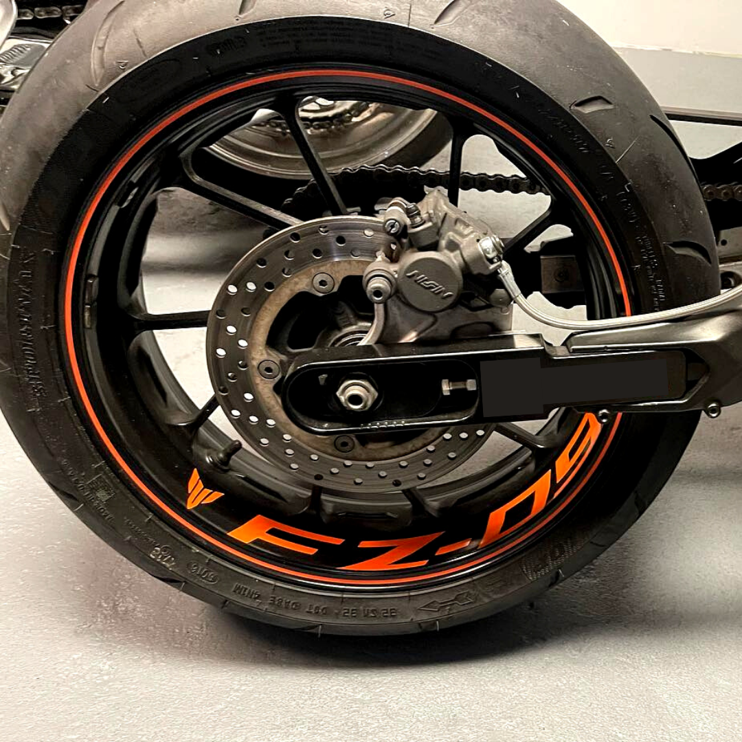 FZ-09 Rims Gel Stickers (4 pieces)