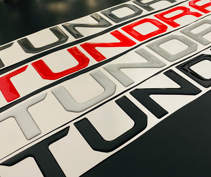 Tundra 2014-2021 Gel Sticker for Tailgate  Insert Letters