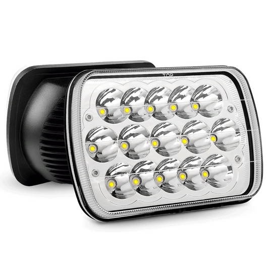 LED Headlight 6000K (5x7) (2 Pieces)