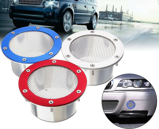 Air Intake Vent Grille, Racing Air Duct for Car Bumper