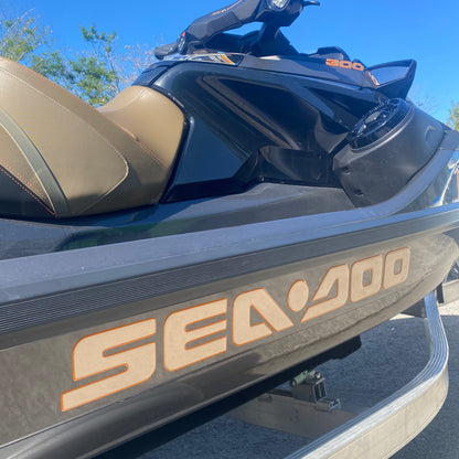 SEA DOO for the bottom of the sides Gel Graphics (2 Pieces) (31"x 3" aprox.)
