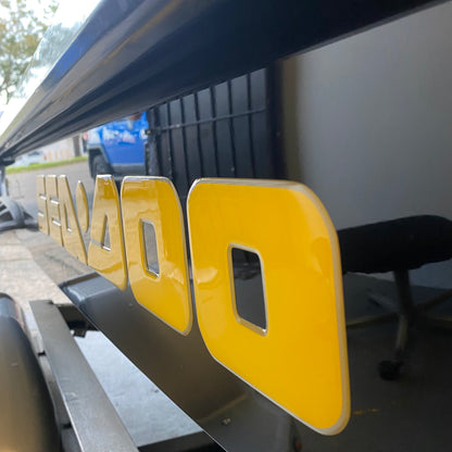 SEA DOO for the bottom of the sides Gel Graphics (2 Pieces) (31"x 3" aprox.)