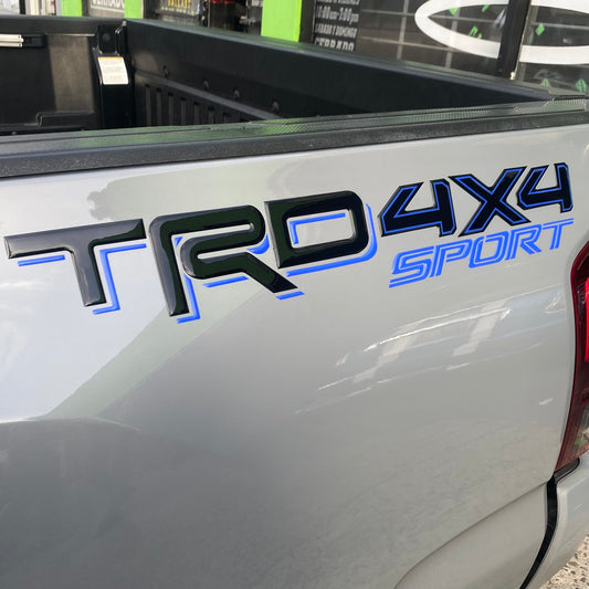 TRD 4X4 SPORT and TRD 4X4 OFF ROAD for TACOMA 2016-2022 Side Gel Sticker