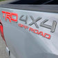 TRD 4X4 SPORT and TRD 4X4 OFF ROAD for TACOMA 2016-2022 Side Gel Sticker