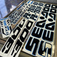 SEA DOO for the bottom of the sides Gel Graphics (2 Pieces) (31"x 3" aprox.)