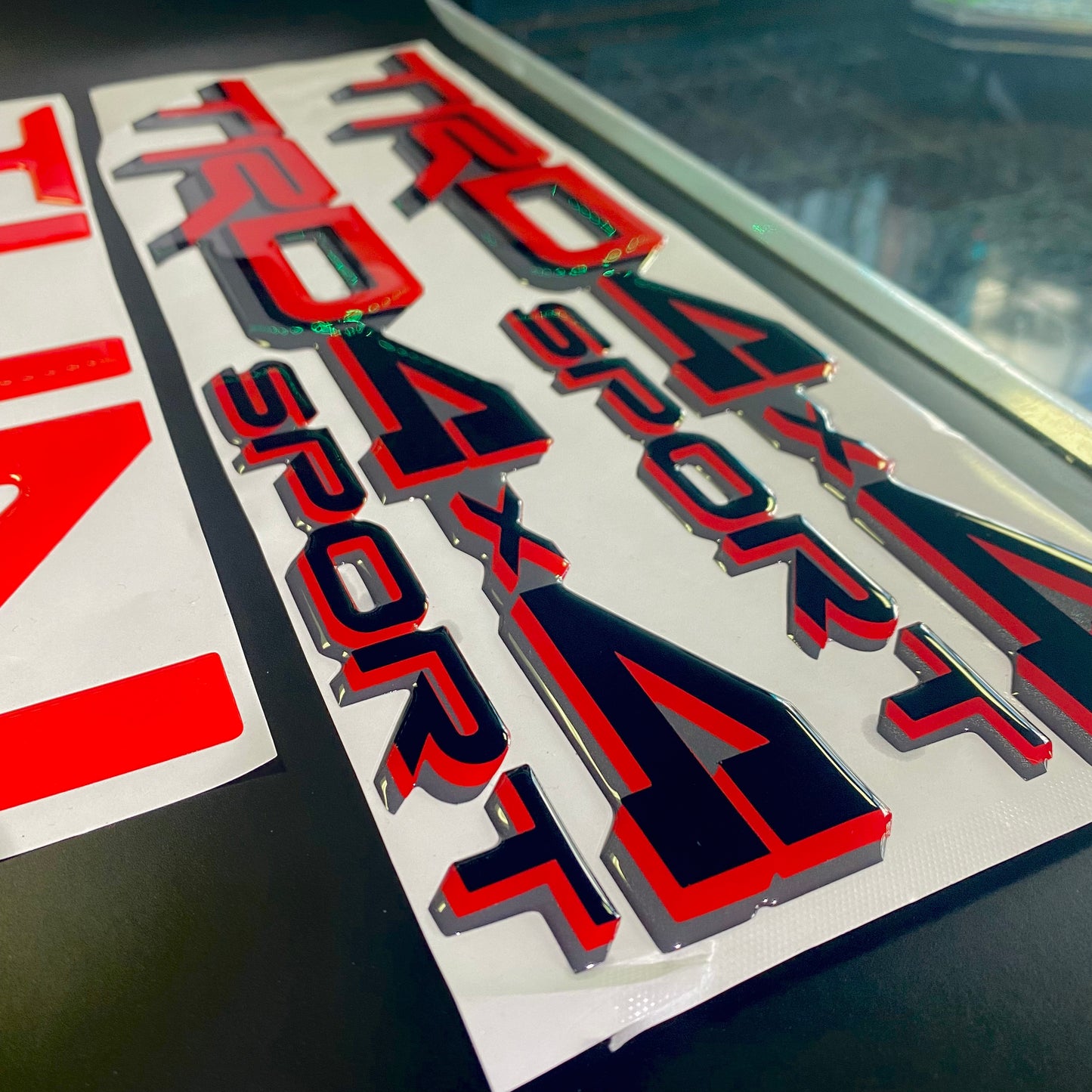 Tundra 2022 Gel Sticker for Tailgate  Insert Letters