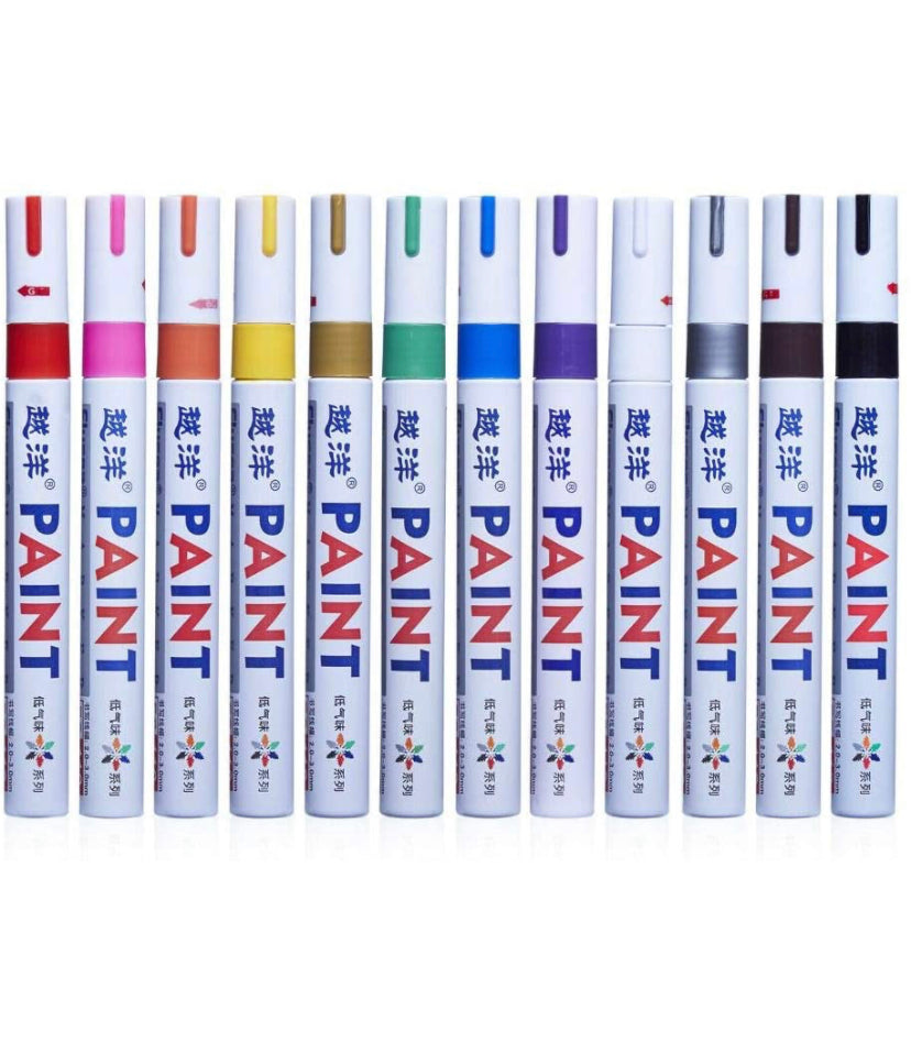 Waterproof Color Permanent Markers for Cars