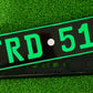 European License Plate Frame