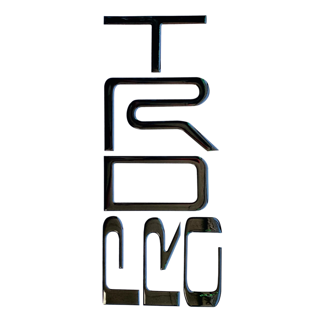 TRD PRO 2022 Gel Sticker for Tailgate Insert Letters