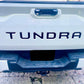 Tundra 2022 Gel Sticker for Tailgate  Insert Letters