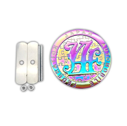 JDM Metal JAF Front Grill Emblem Badge (Japan Automobile Federation)
