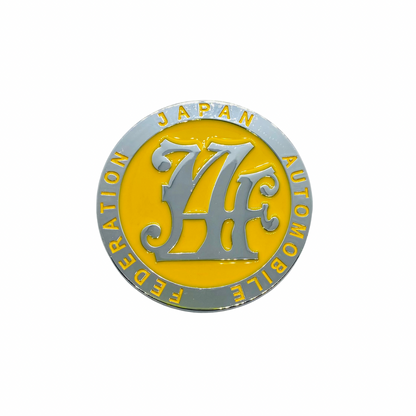 JDM Metal JAF Front Grill Emblem Badge (Japan Automobile Federation)