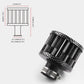 Mini Cold Air Intake Filter Vent 12mm (0.5 inches)