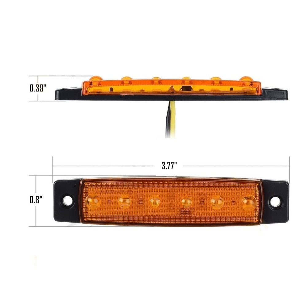 Clearance Marker Indicator LED Lights (2 pcs)