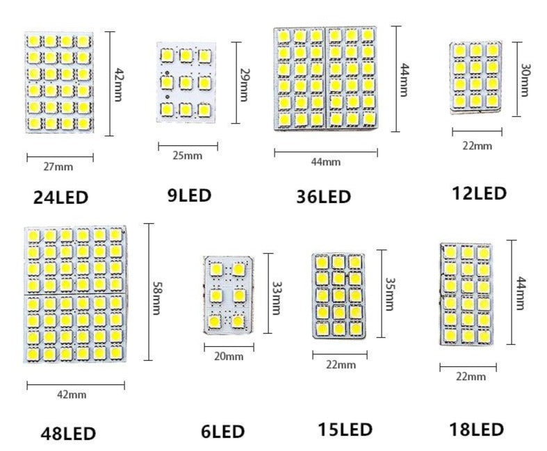 LED Panel Dome Light 5050