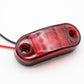 LED Side Marker Indicator Red Lamp for Trailers (2 pcs)