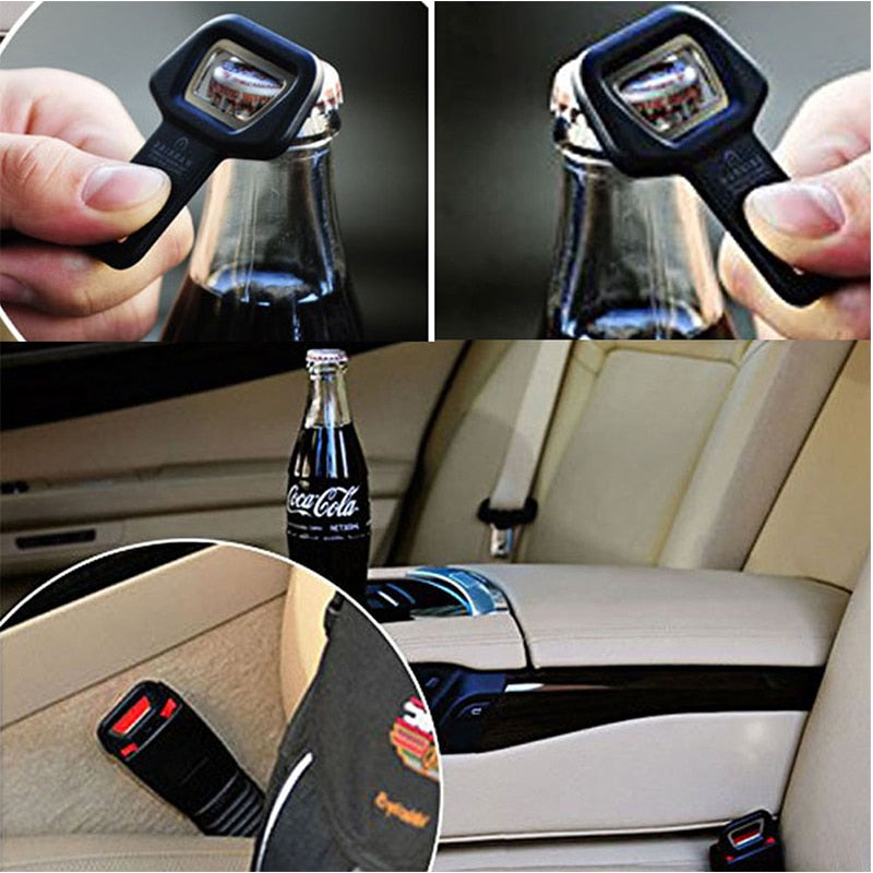 Seat Belt Buckle and Bottle Opener