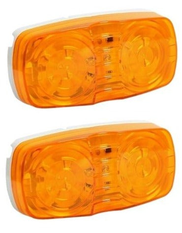 Truck Side Marker Lights Double Bullseye (2 pcs)