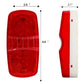 Truck Side Marker Lights Double Bullseye (2 pcs)