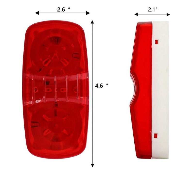 Truck Side Marker Lights Double Bullseye (2 pcs)