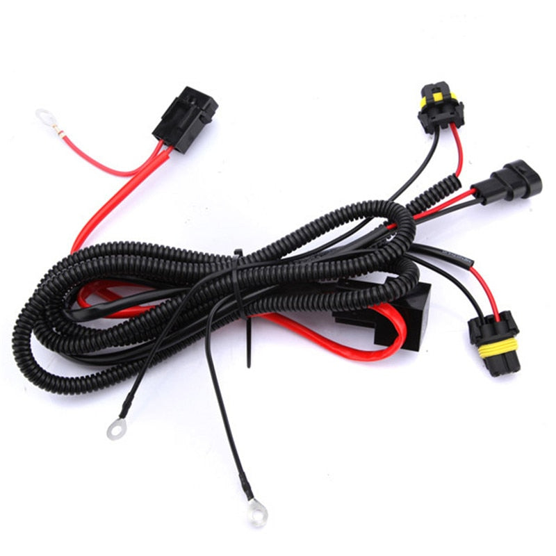 9006 HID Relay Harness Wire Light Adapter Kit