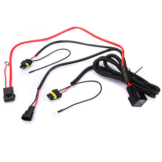 9006 HID Relay Harness Wire Light Adapter Kit