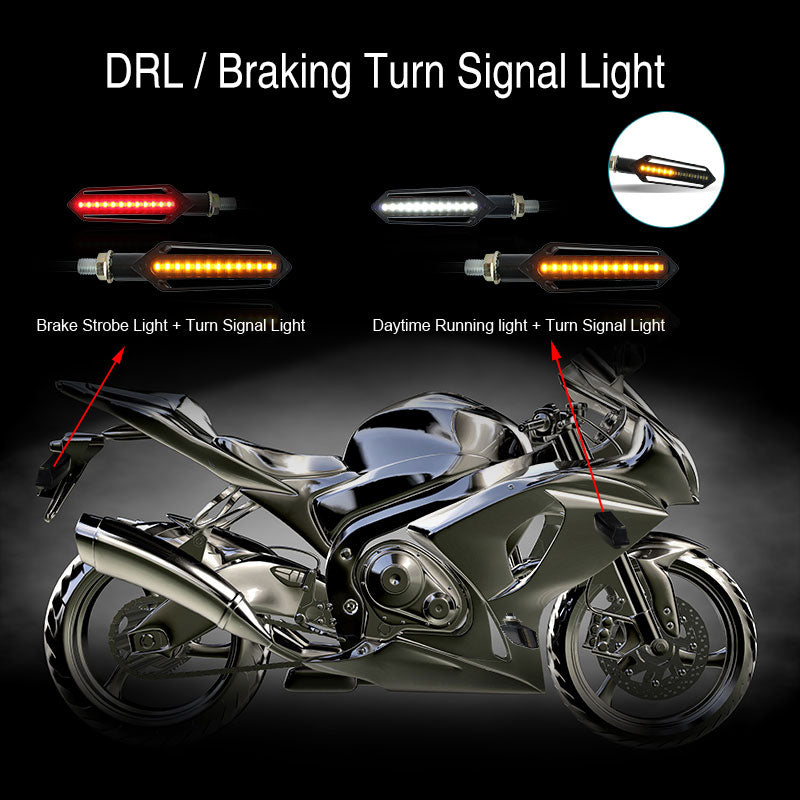 Motorcycle LED Flashing Signal/Brake/DRL